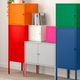 Illustration for article titled These Colorful Metal Cabinets Are My Unsung Hero of IKEAs Storage Solutions